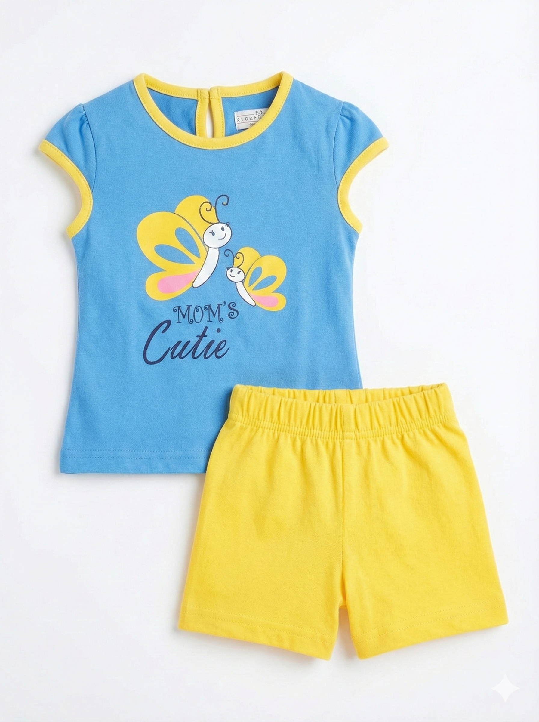 Rainbow Girl Baby Sleeveless and Shorts Set - Image 2