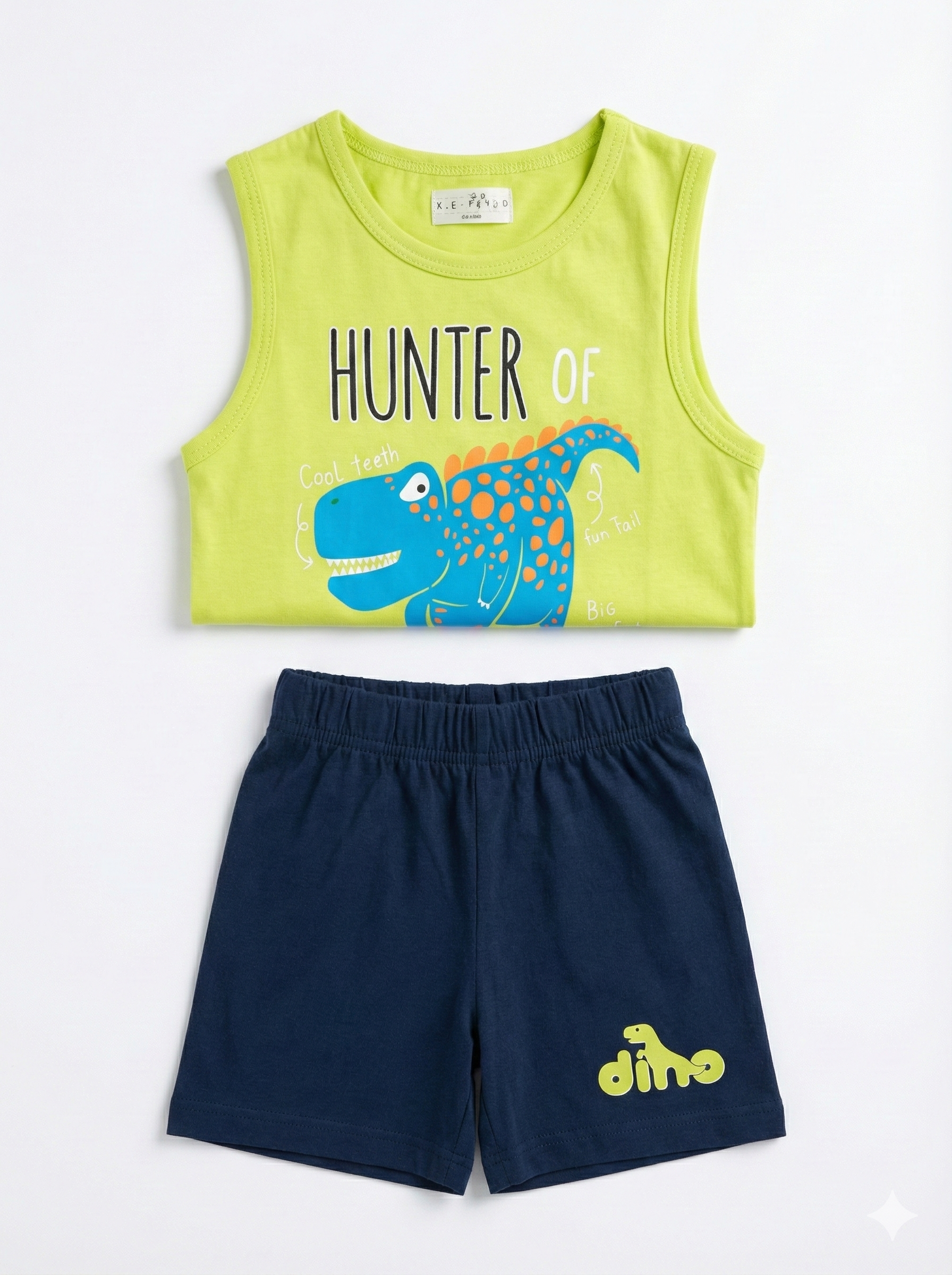 Rainbow Boy Baby Sleeveless and Shorts Set - Image 2