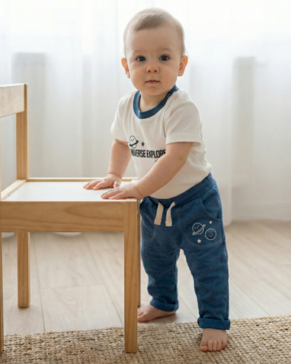 Rainbow Boy Baby Pant Set